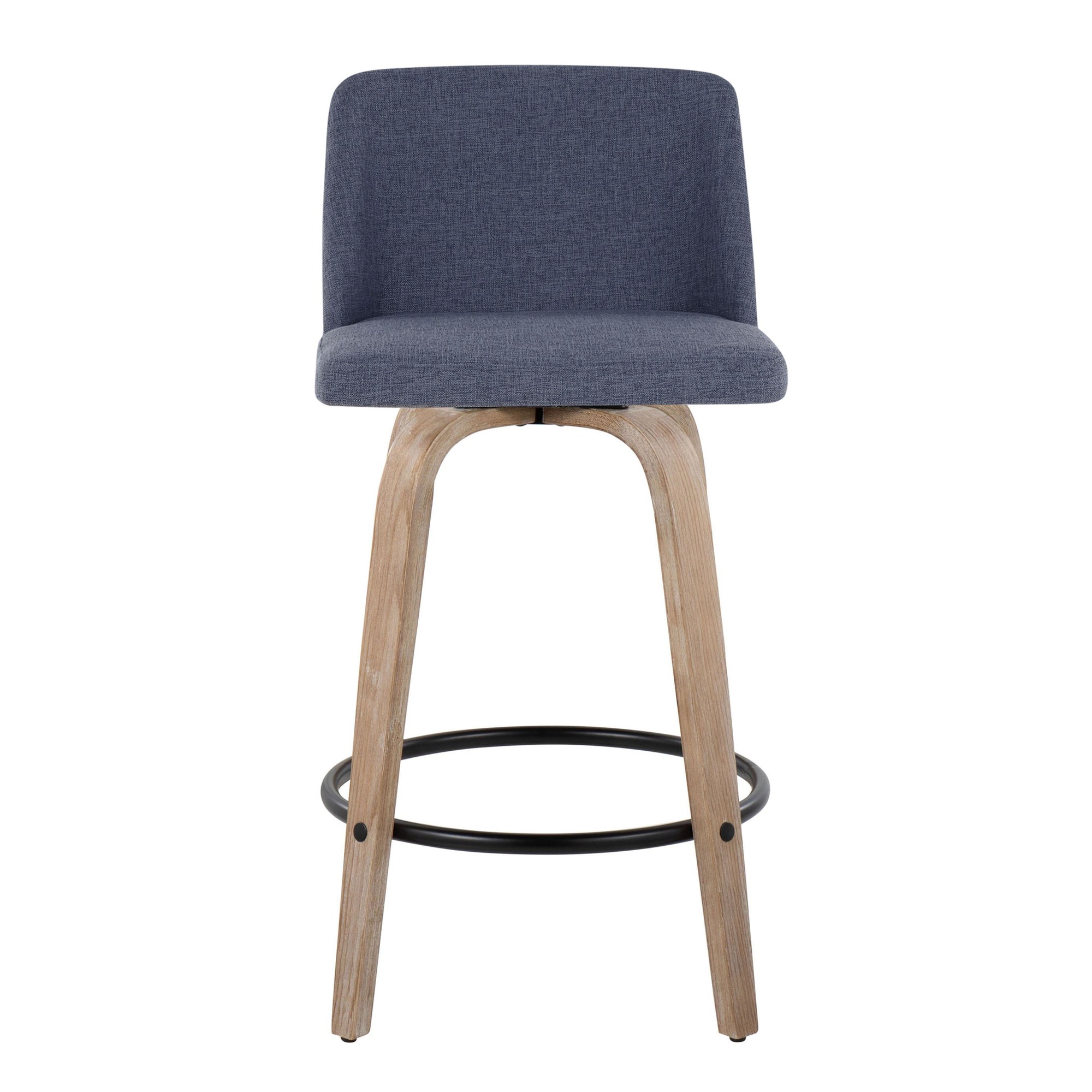Toriano-26-Inch-Contemporary-Swivel-Counter-Stool-in-Whitewashed-Wood-and-Blue-Fabric-Set-of-2-Set-of-2-9