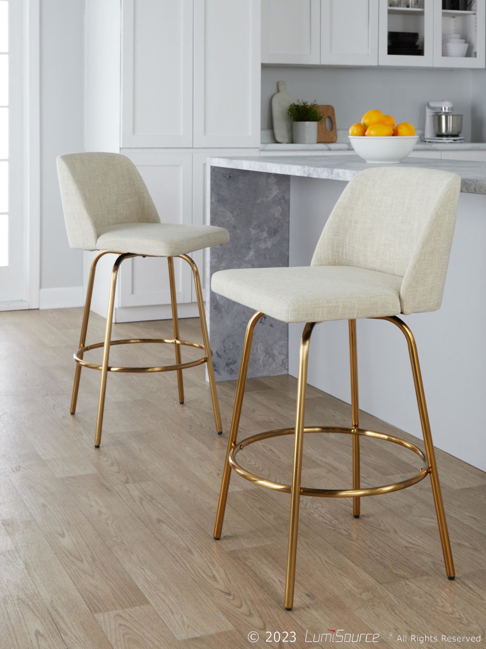 Toriano-26-Inch-Cream-Fabric-Gold-Metal-Contemporary-Swivel-Stools-Set-of-2-1