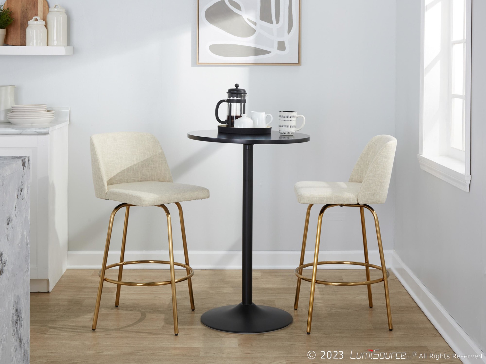 Toriano-26-Inch-Cream-Fabric-Gold-Metal-Contemporary-Swivel-Stools-Set-of-2-3