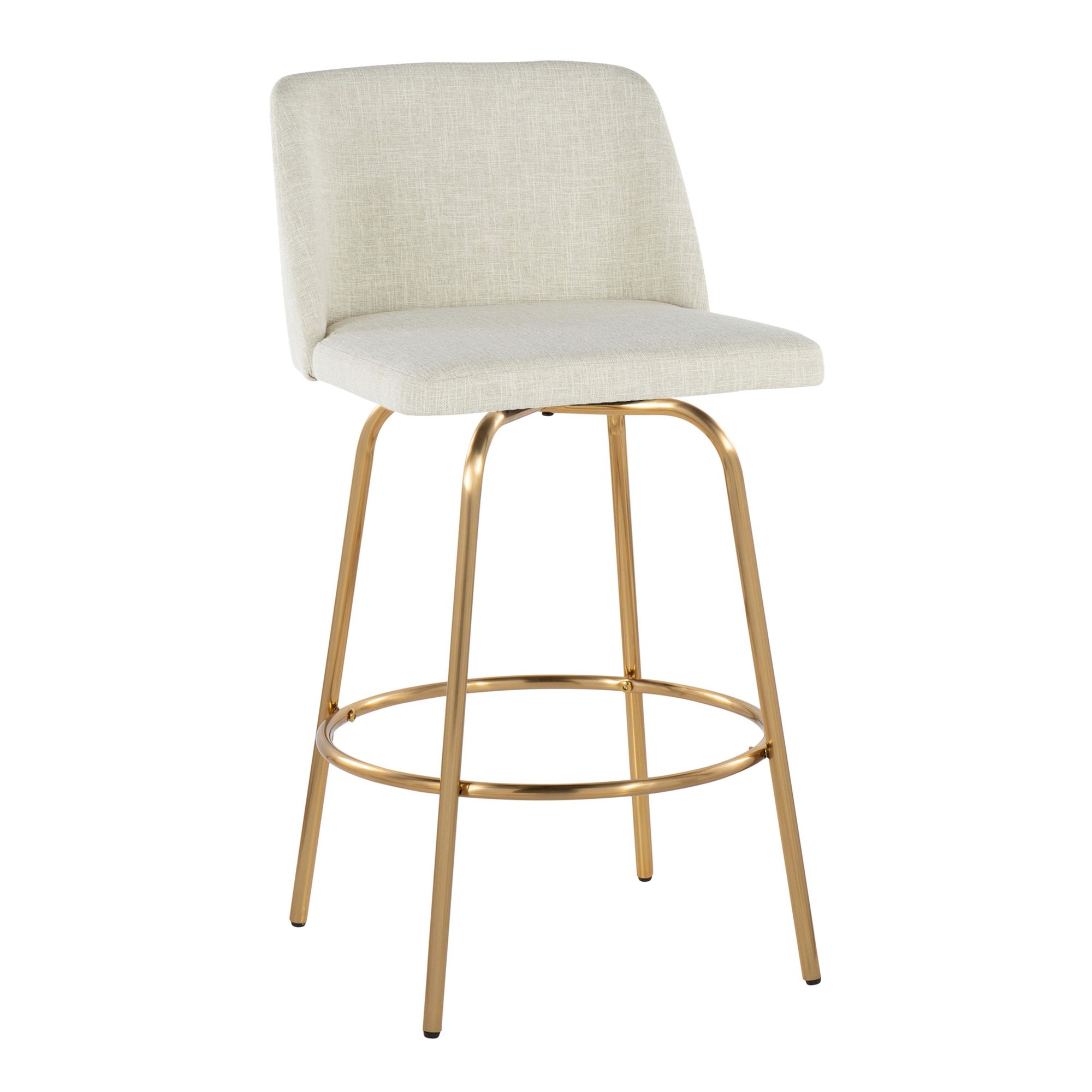 Toriano-26-Inch-Cream-Fabric-Gold-Metal-Contemporary-Swivel-Stools-Set-of-2-5
