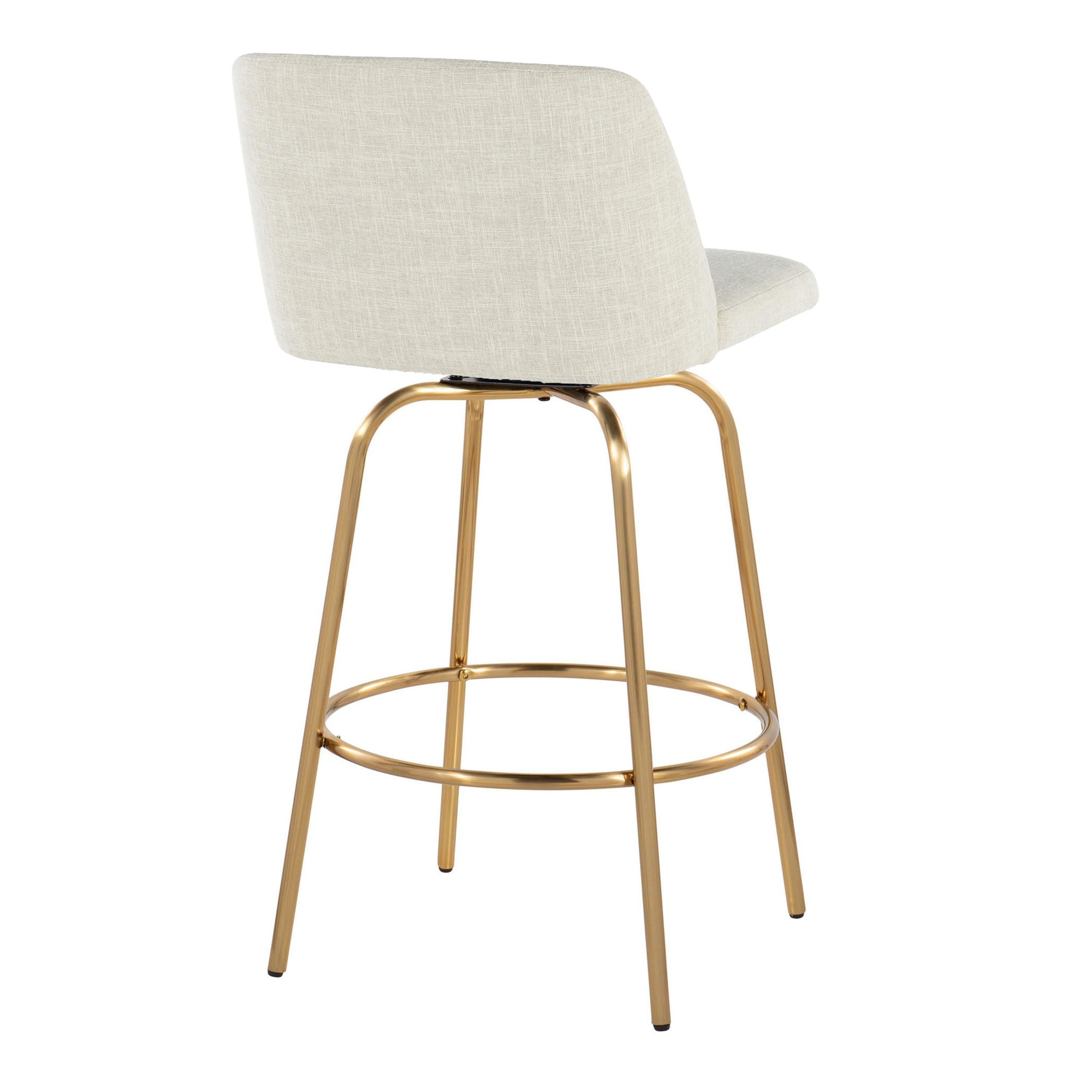 Toriano-26-Inch-Cream-Fabric-Gold-Metal-Contemporary-Swivel-Stools-Set-of-2-7