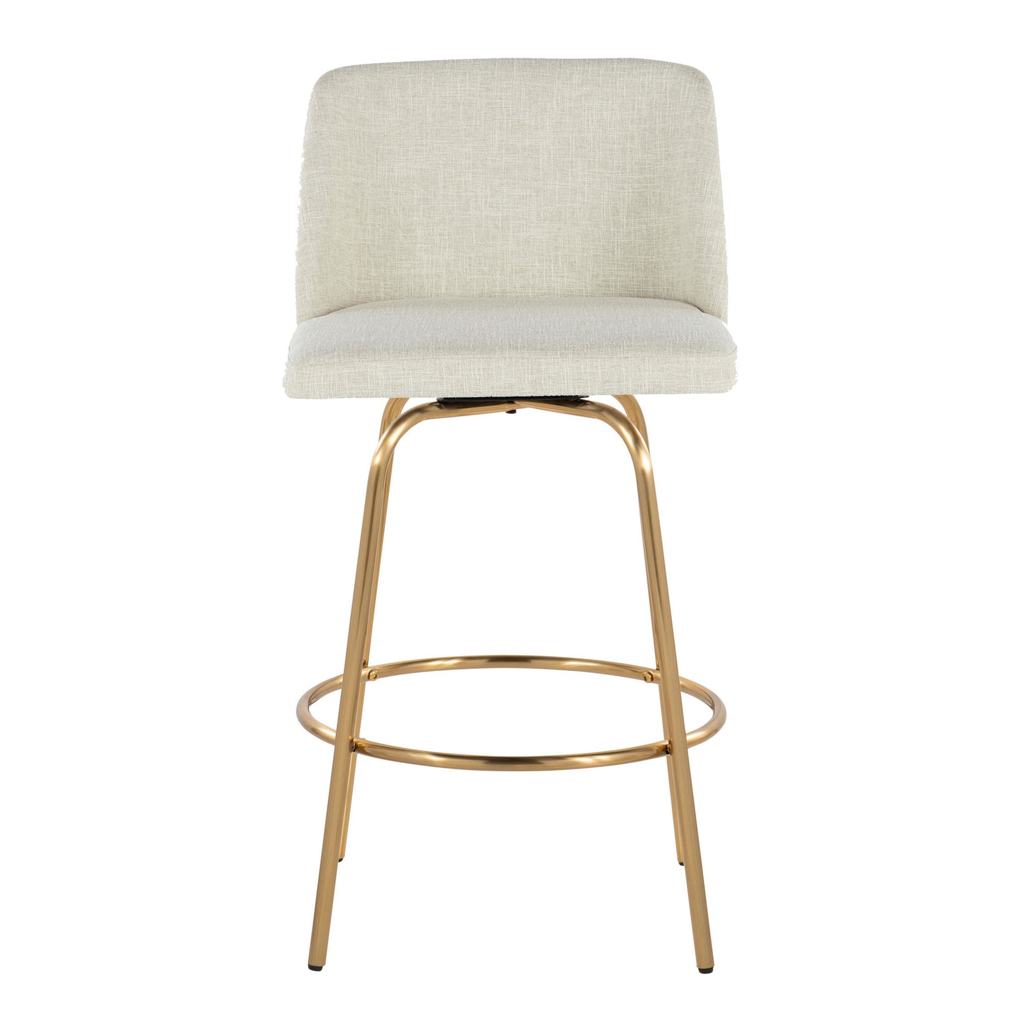 Toriano-26-Inch-Cream-Fabric-Gold-Metal-Contemporary-Swivel-Stools-Set-of-2-9