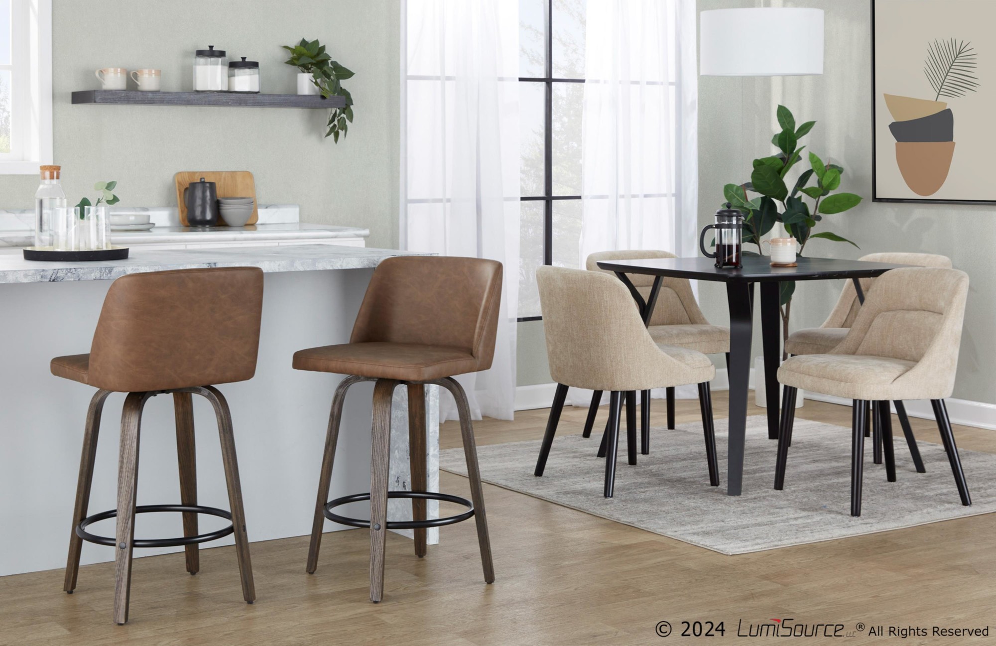 Toriano-26-Inch-Mid-Century-Modern-Swivel-Counter-Stool-Set-of-2