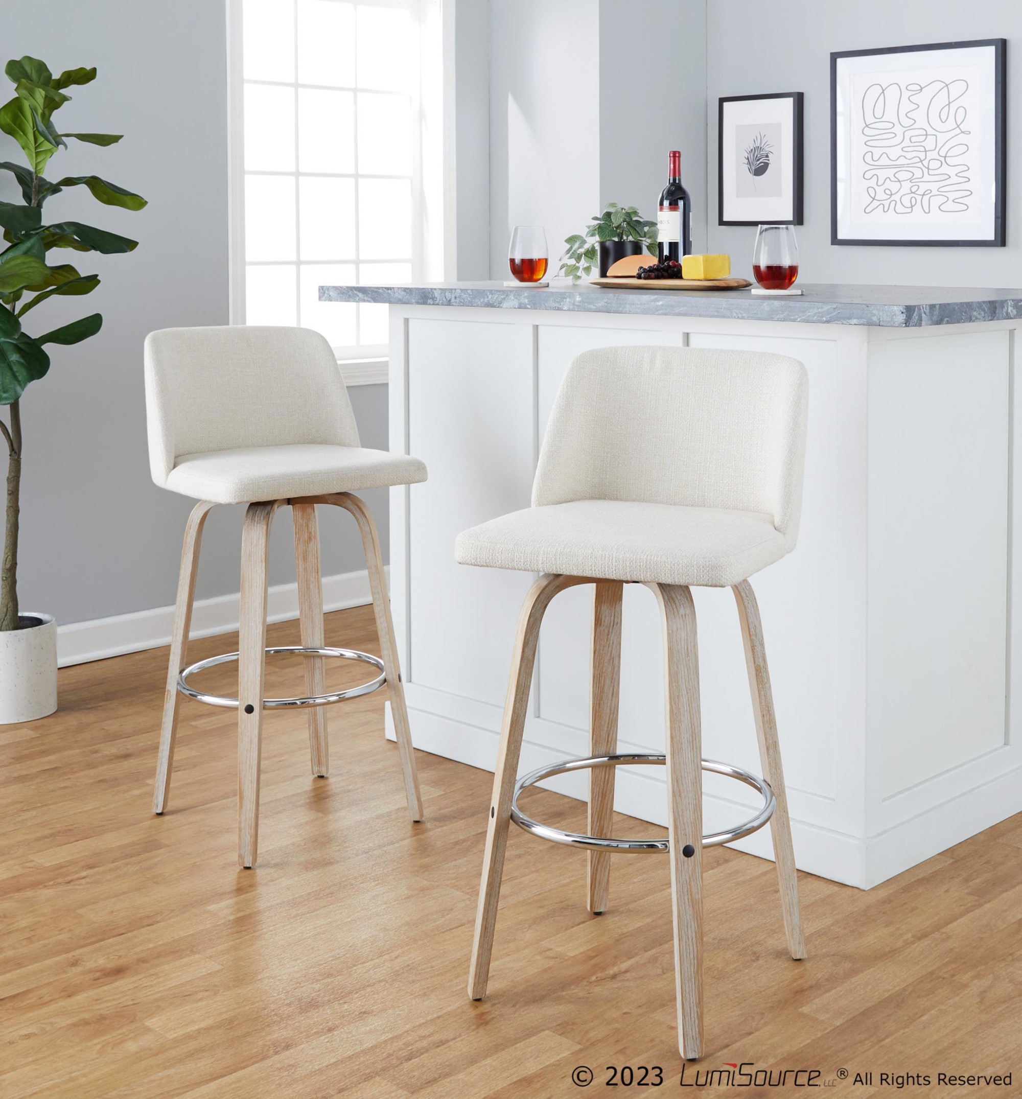 Toriano-30-Contemporary-Cream-Swivel-Barstools-Whitewashed-Wood-Set-of-2