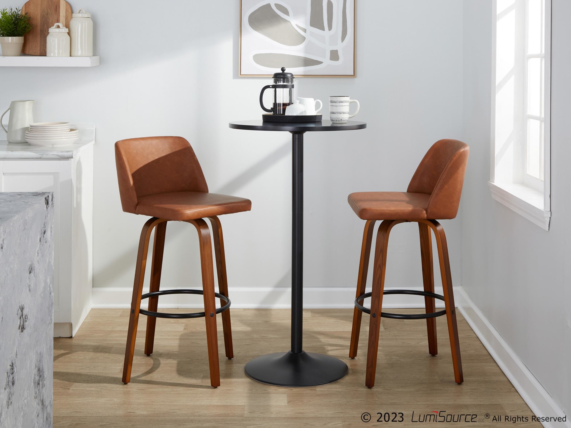 Toriano-30-Inch-Mid-Century-Modern-Swivel-Barstools-Walnut-and-Camel-Set-of-2-3