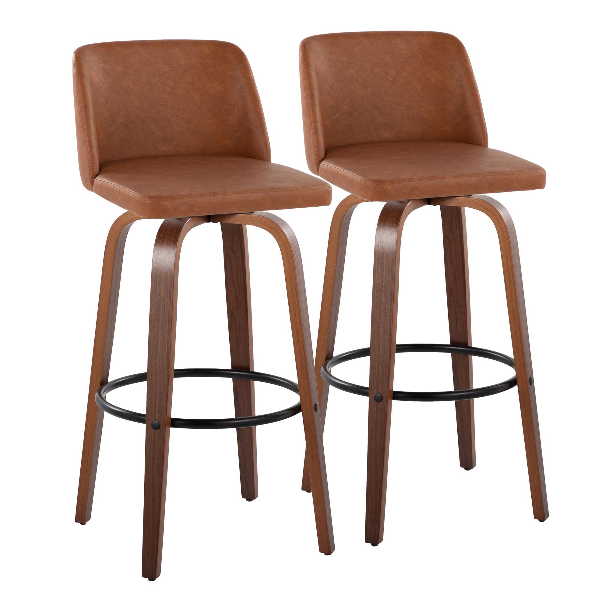 Toriano-30-Inch-Mid-Century-Modern-Swivel-Barstools-Walnut-and-Camel-Set-of-2-4