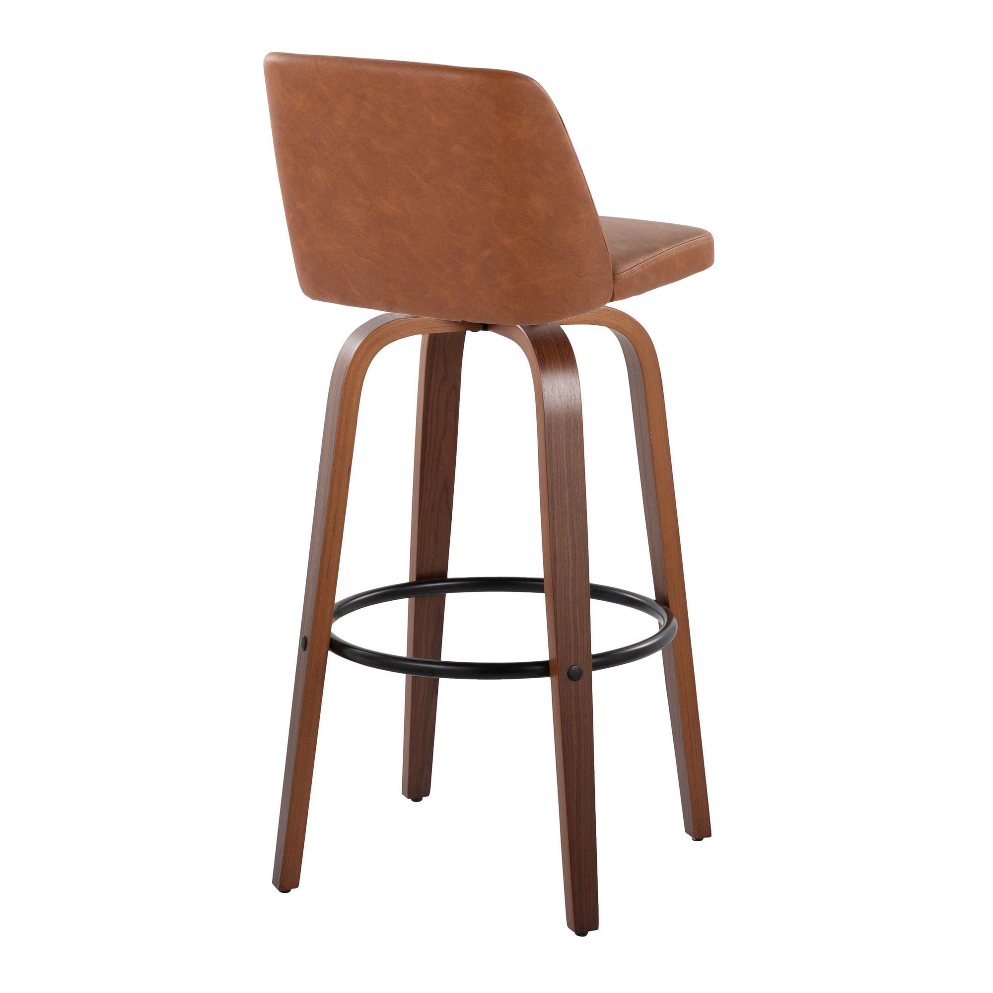 Toriano-30-Inch-Mid-Century-Modern-Swivel-Barstools-Walnut-and-Camel-Set-of-2-7