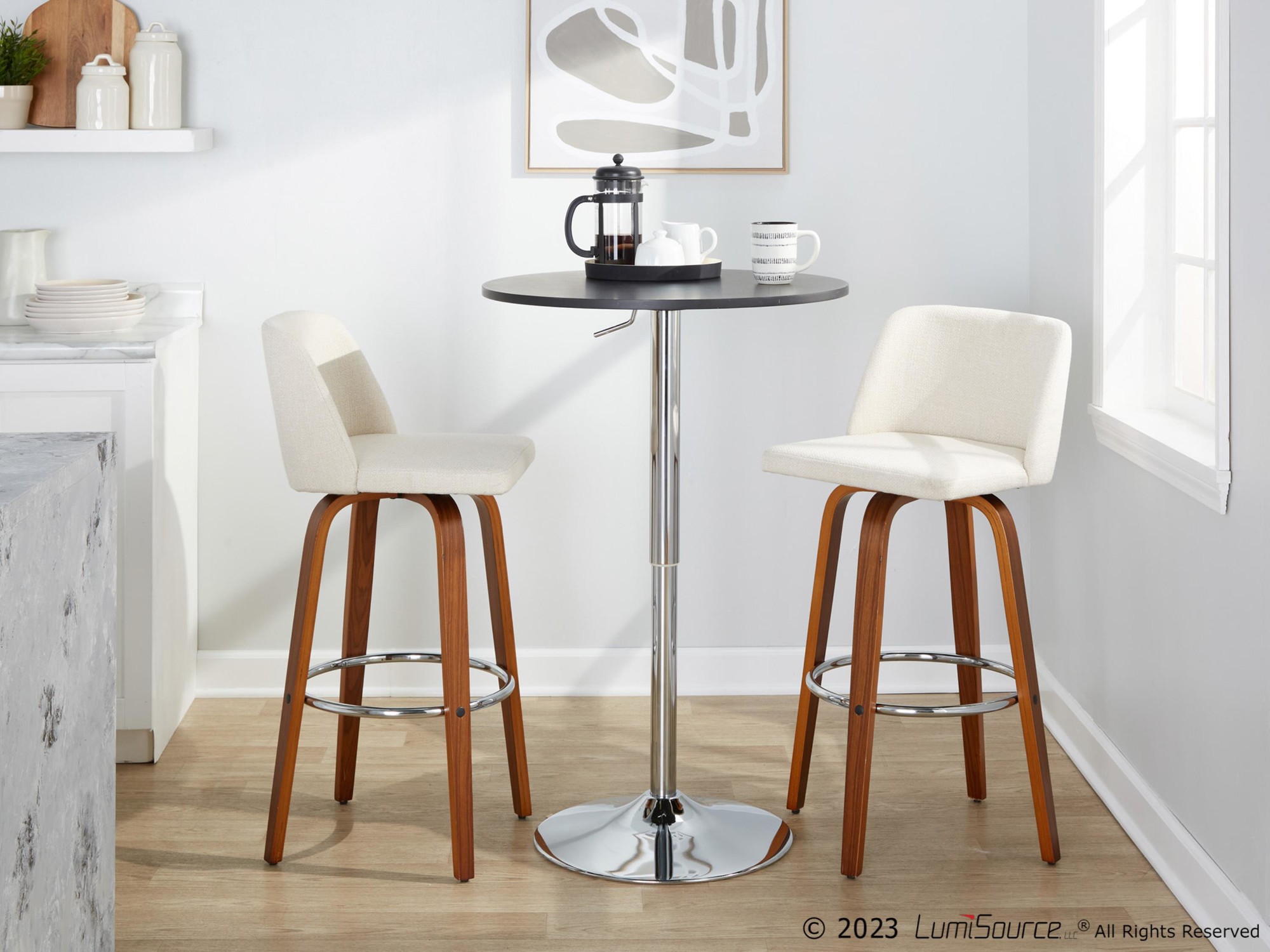 Toriano-30-Inch-Walnut-and-Cream-Mid-Century-Modern-Swivel-Barstool-Set-of-2-2