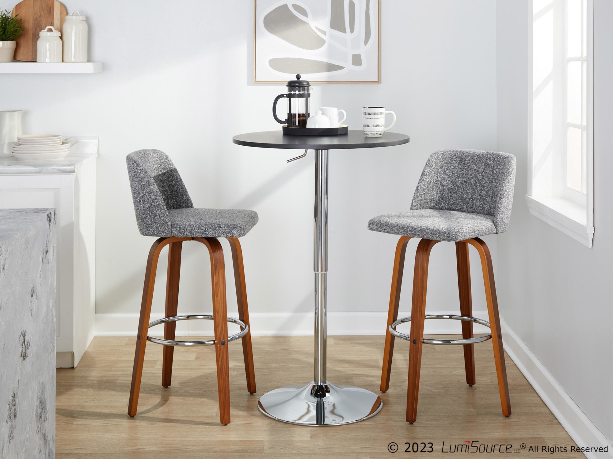 Toriano-30-Mid-Century-Modern-Grey-Fabric-Swivel-Barstool-Set-of-2-2