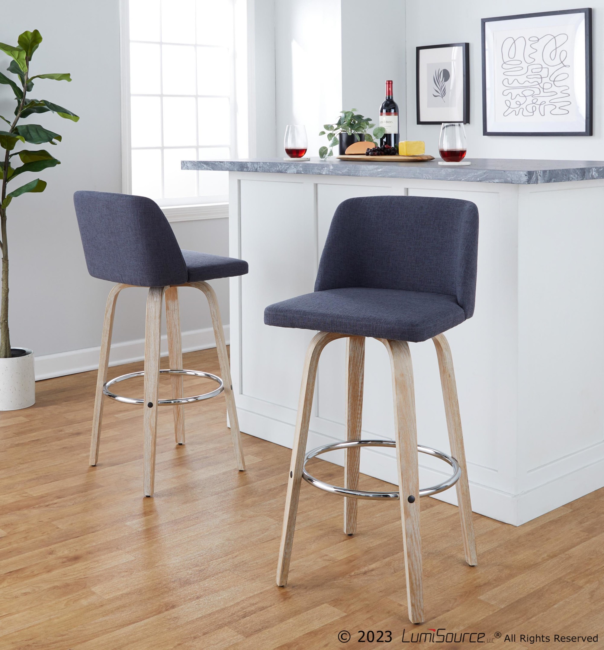Toriano-30-Whitewashed-Wood-and-Blue-Contemporary-Swivel-Barstool-Set-of-2-2