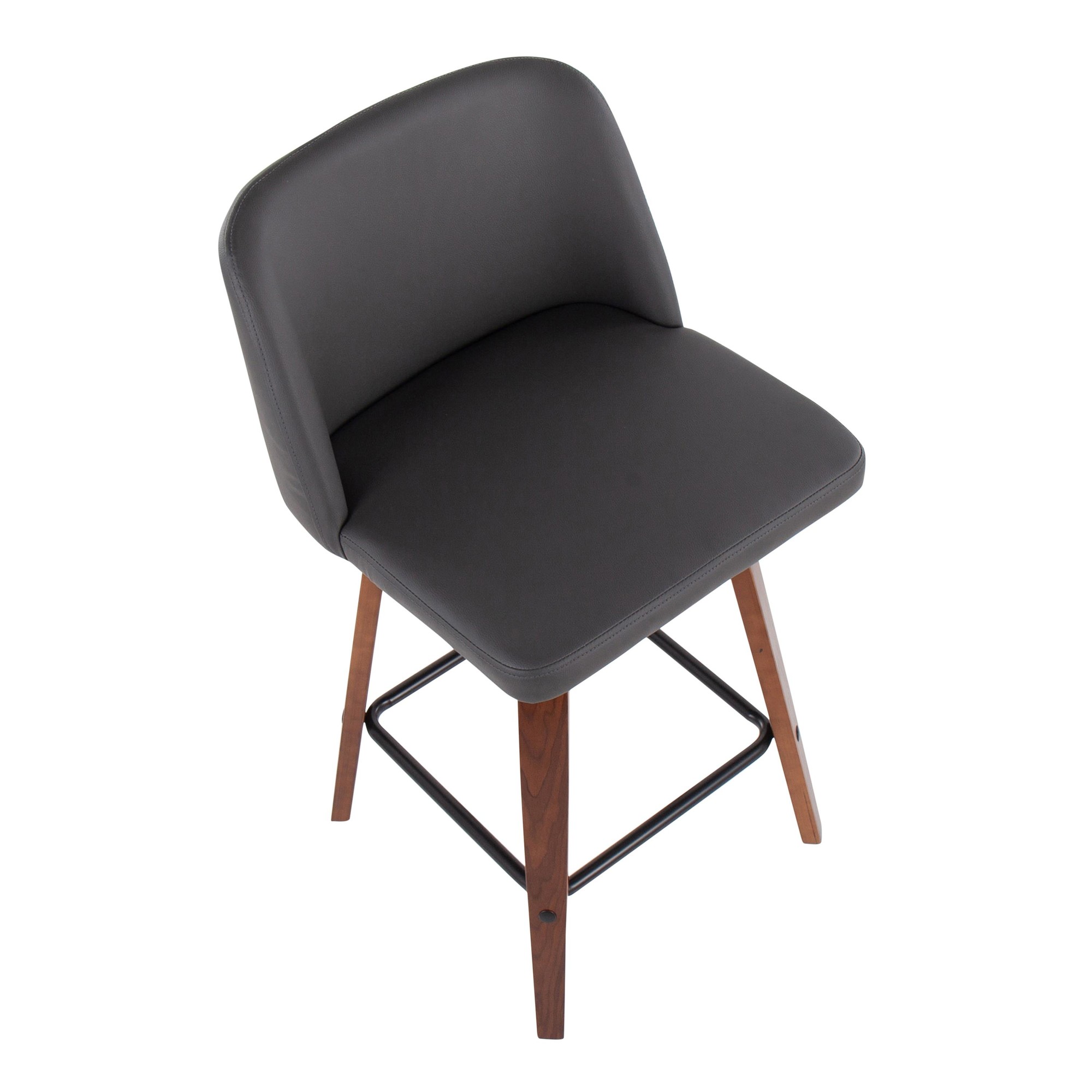 Toriano-Mid-Century-Modern-Walnut-26-Inch-Grey-Faux-Leather-Stools-Set-of-2-8