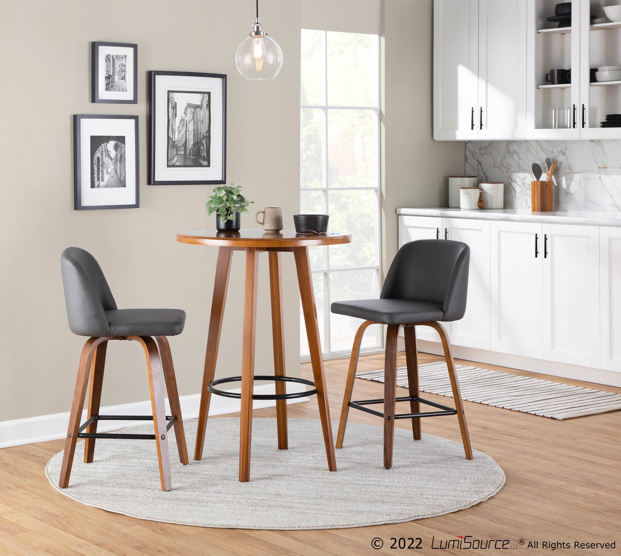 Toriano-Mid-Century-Modern-Walnut-26-Inch-Grey-Faux-Leather-Stools-Set-of-2