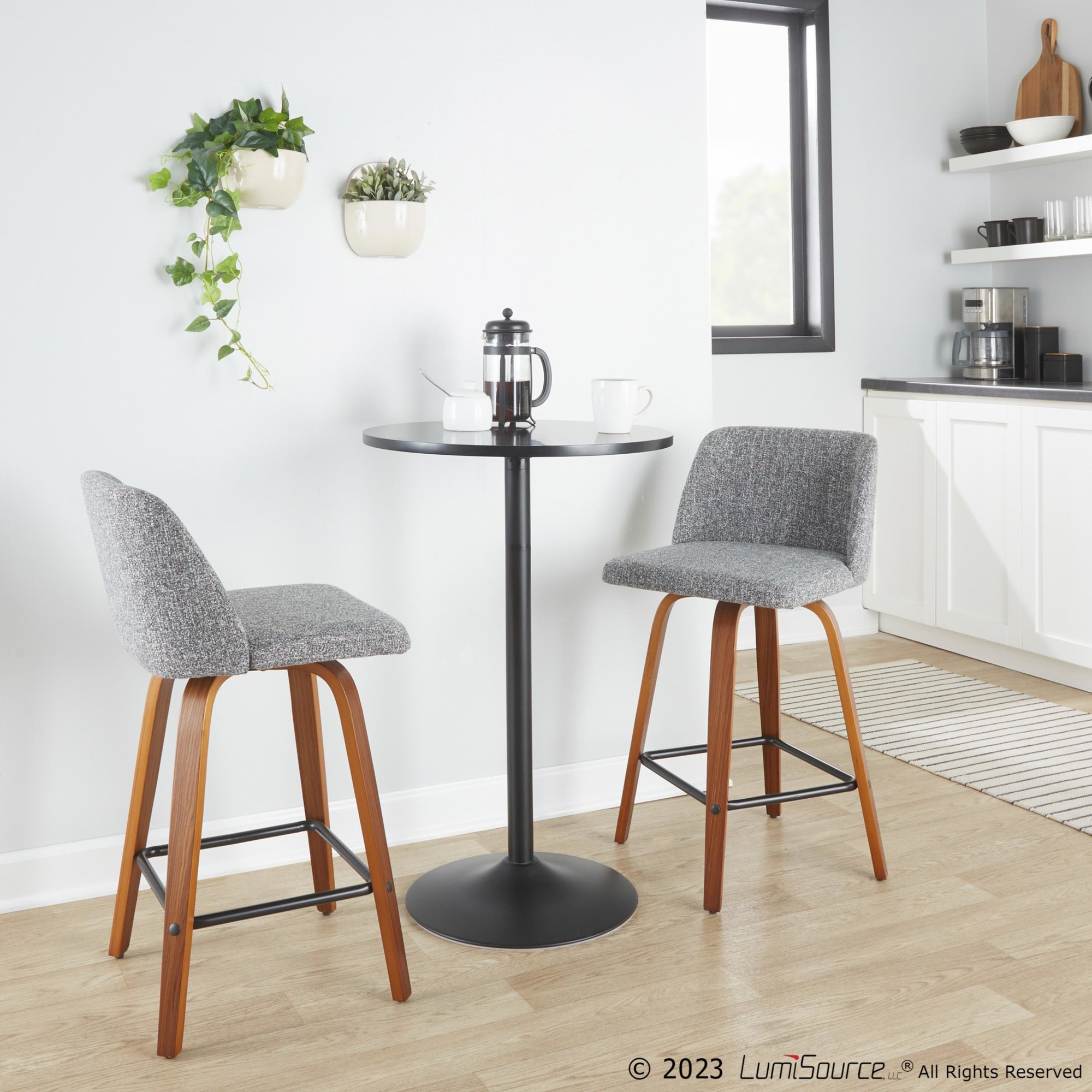 Toriano-Mid-Century-Modern-Walnut-and-Grey-Counter-Stool-Set-of-2-2