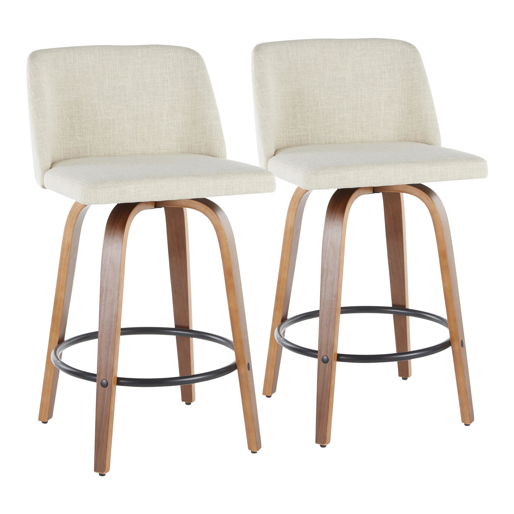 Toriano-Walnut-and-Cream-Mid-Century-Modern-Counter-Stools-Set-of-2-4