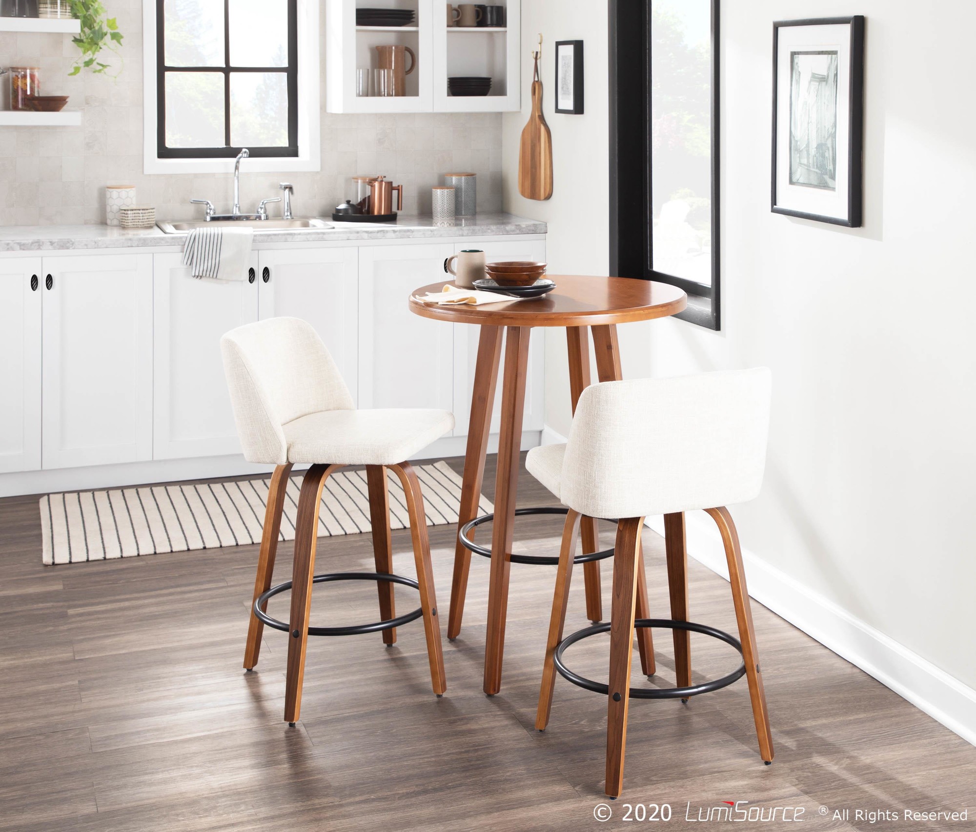 Toriano-Walnut-and-Cream-Mid-Century-Modern-Counter-Stools-Set-of-2