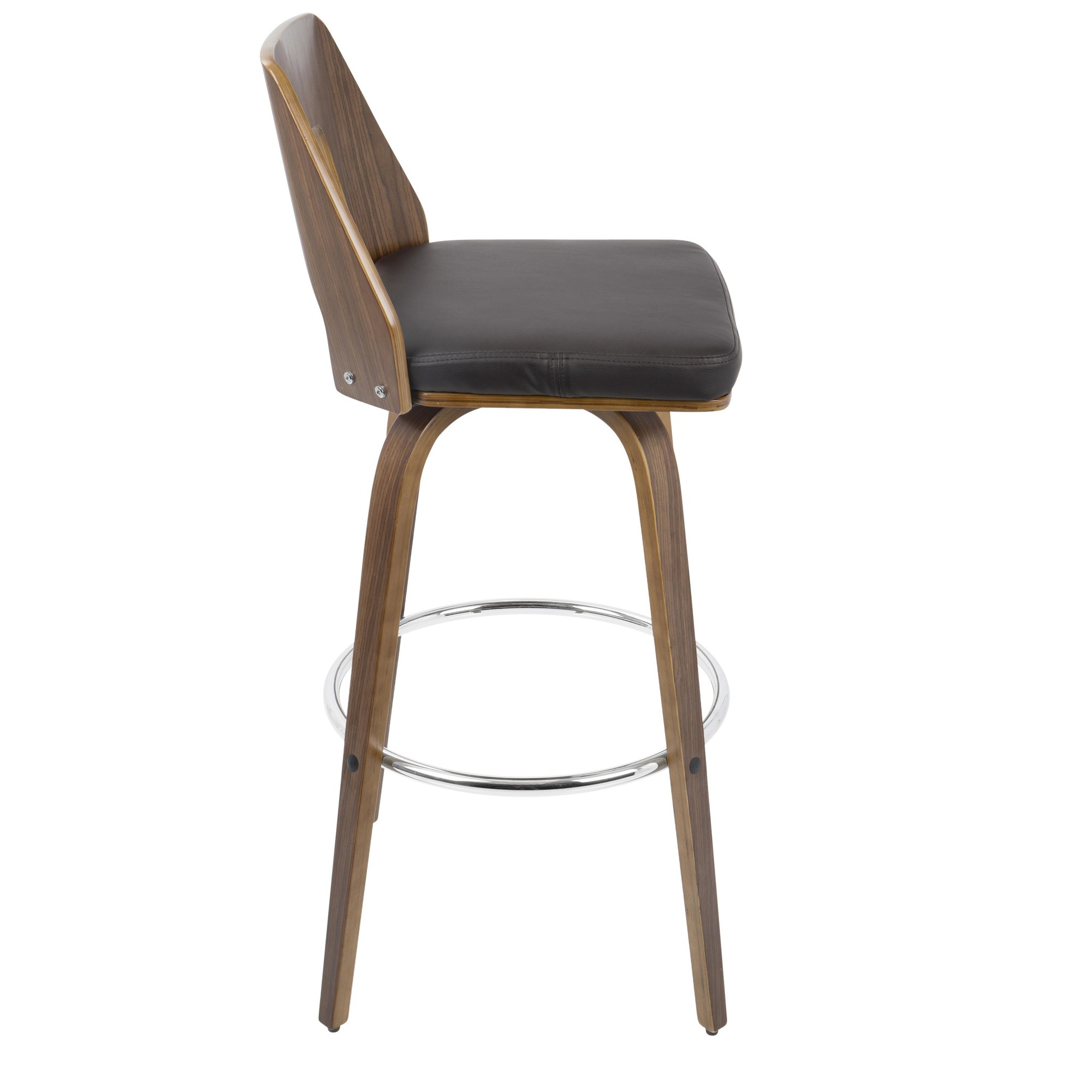 Trilogy-Walnut-and-Brown-Mid-Century-Modern-Barstools-Set-of-2-6