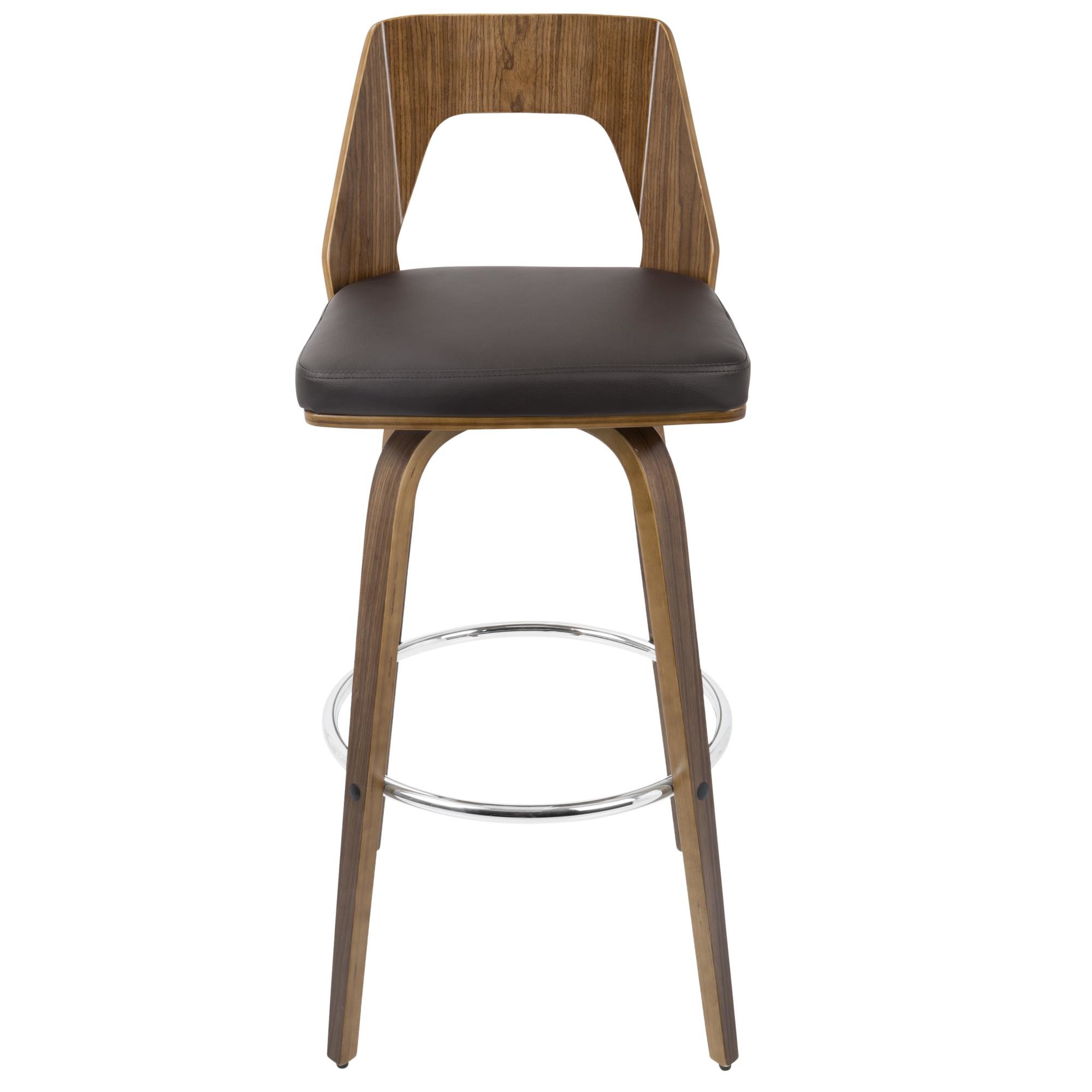 Trilogy-Walnut-and-Brown-Mid-Century-Modern-Barstools-Set-of-2-9