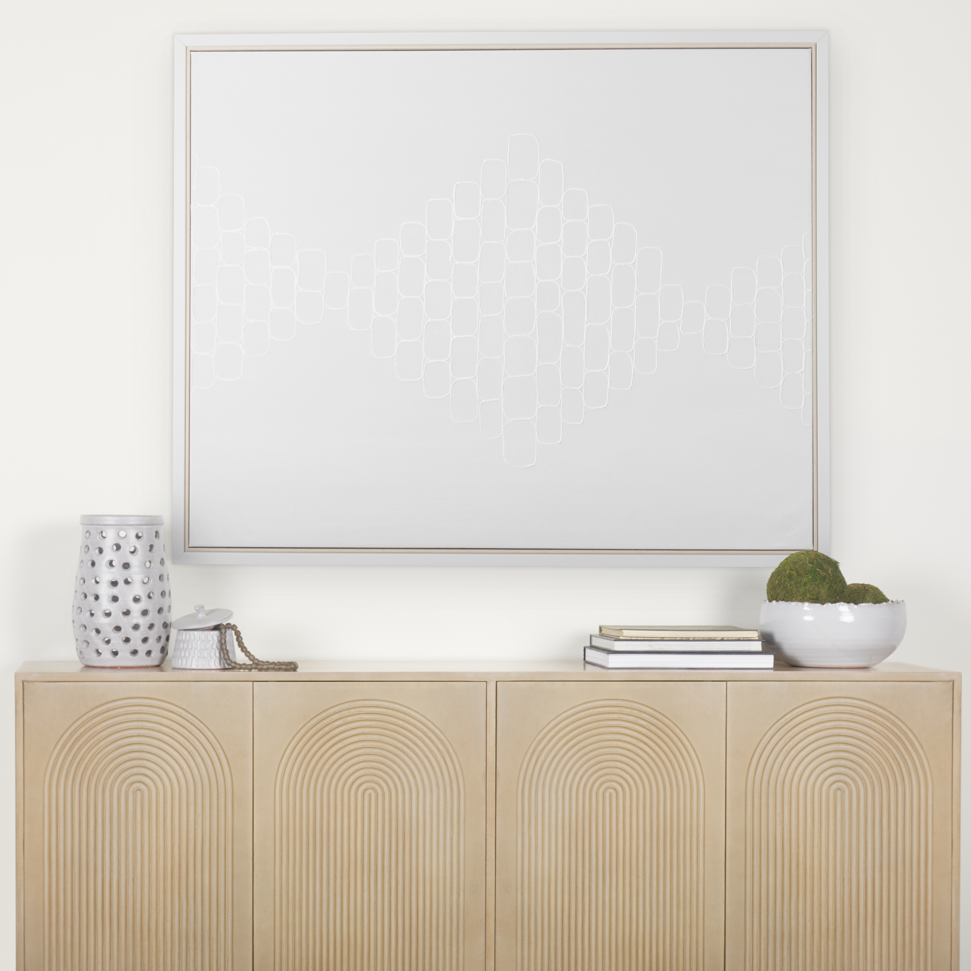 Tucker-Light-Brown-Wood-w-Carved-Arch-Pattern-4-Door-Sideboard-1