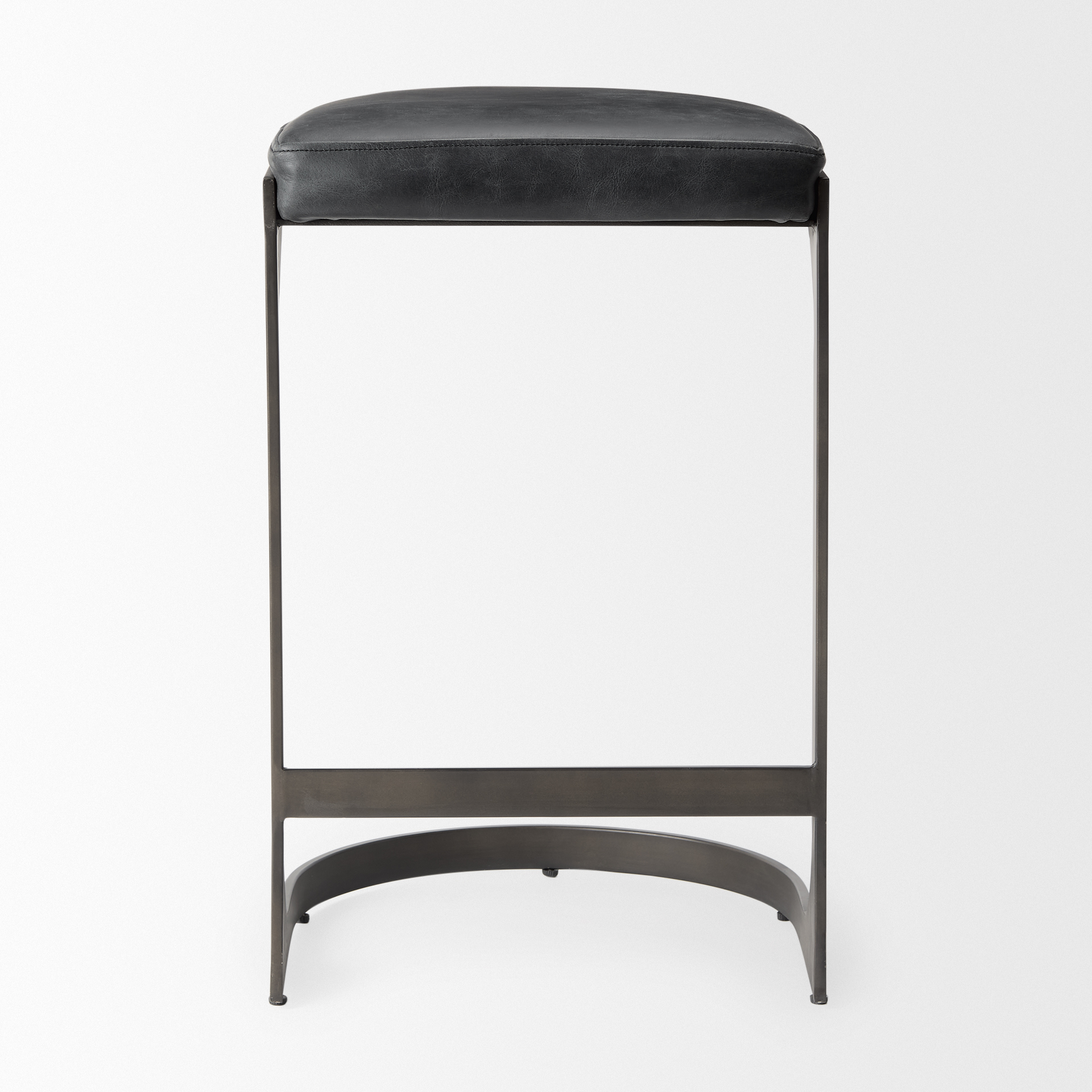 Tyson-17L-x-18W-x-28H-Black-Leather-W-Metal-Frame-Counter-Stool-2