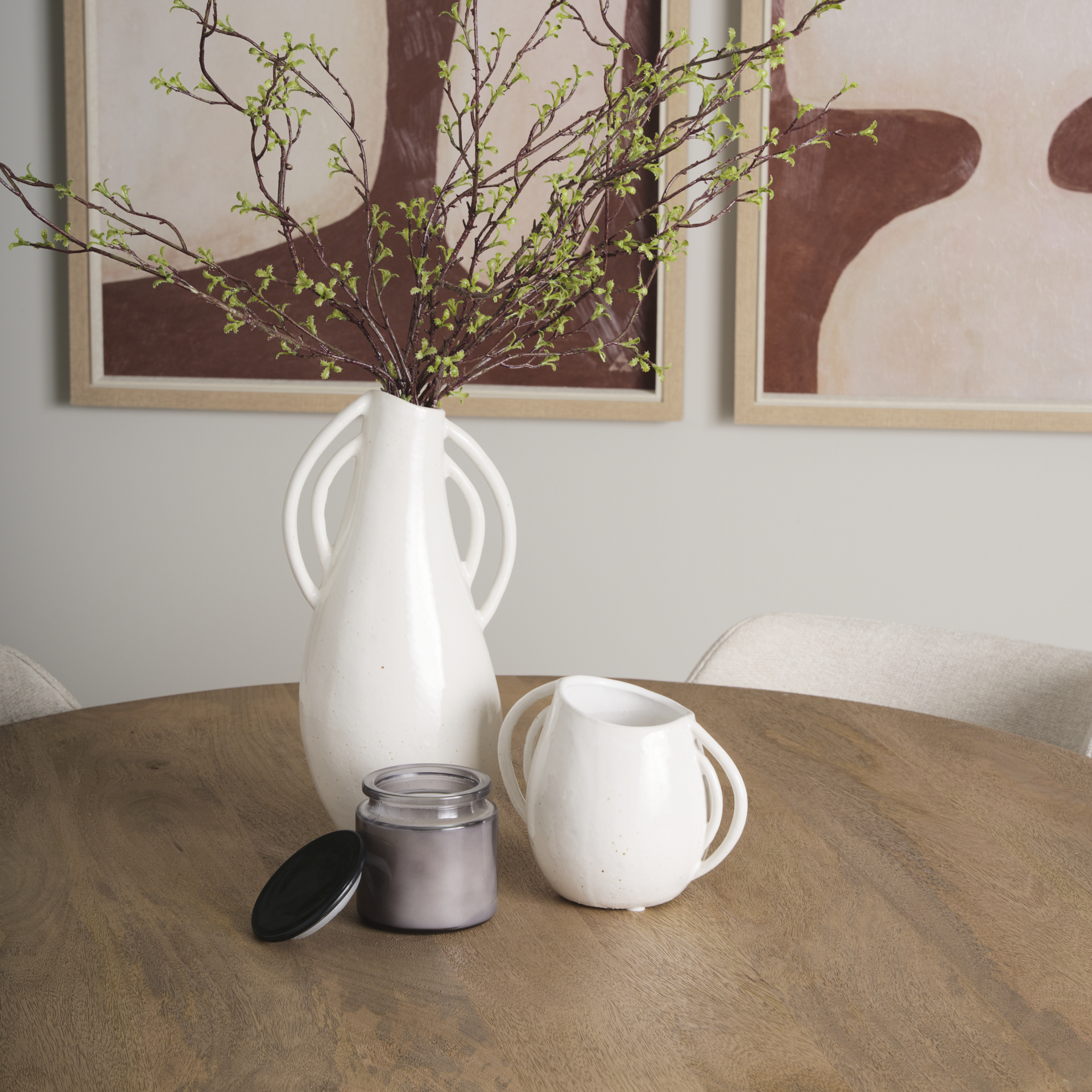Urvi-Tall-Off-White-Speckled-Asymmetrical-Ceramic-Vase-3
