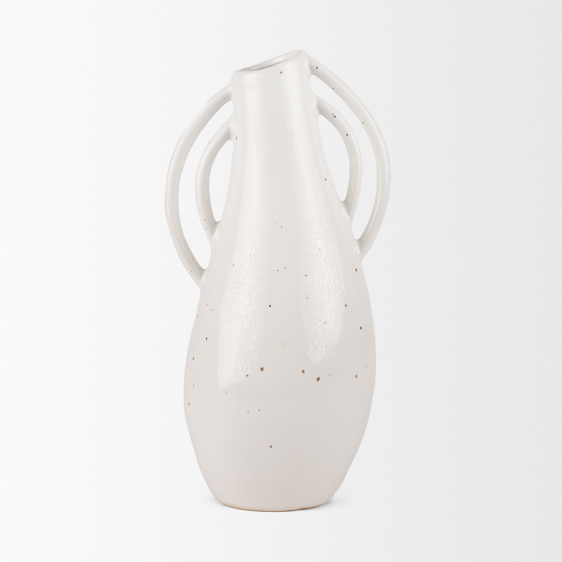 Urvi-Tall-Off-White-Speckled-Asymmetrical-Ceramic-Vase-4