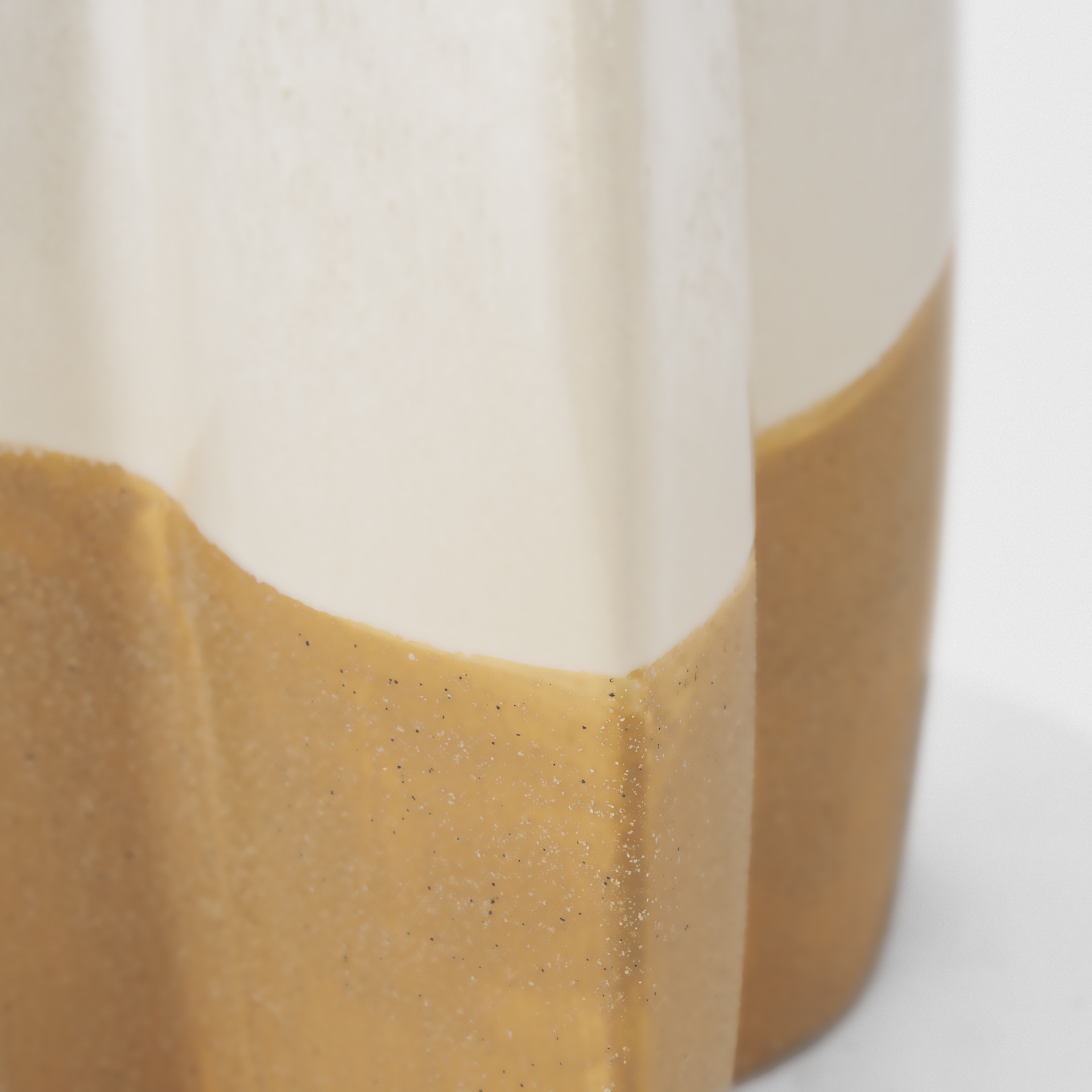 Vania-Small-Off-White-w-Tan-Textured-Ceramic-Vase-9