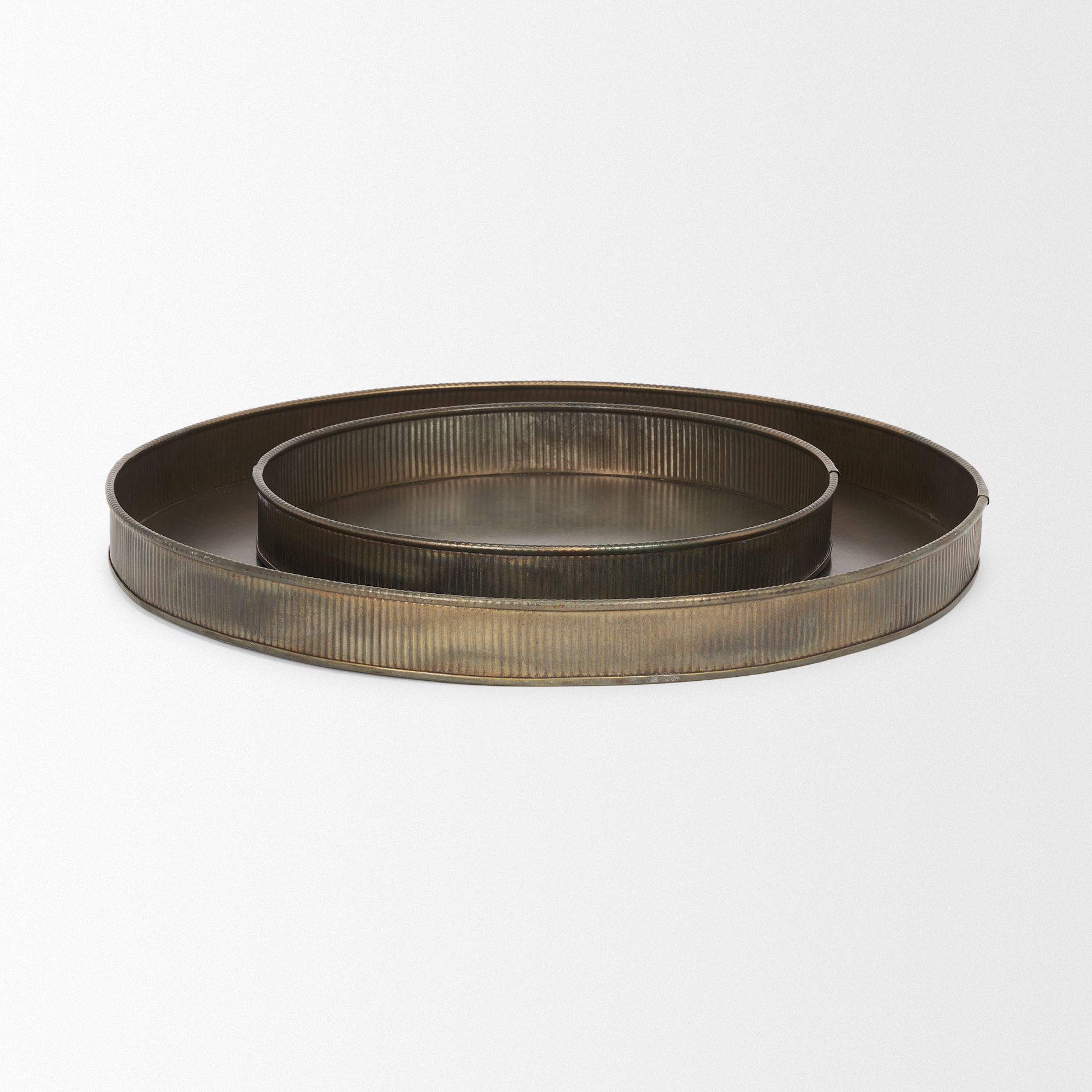 Varun-Round-Antiqued-Brass-Metal-Tray-Set-of-2-5