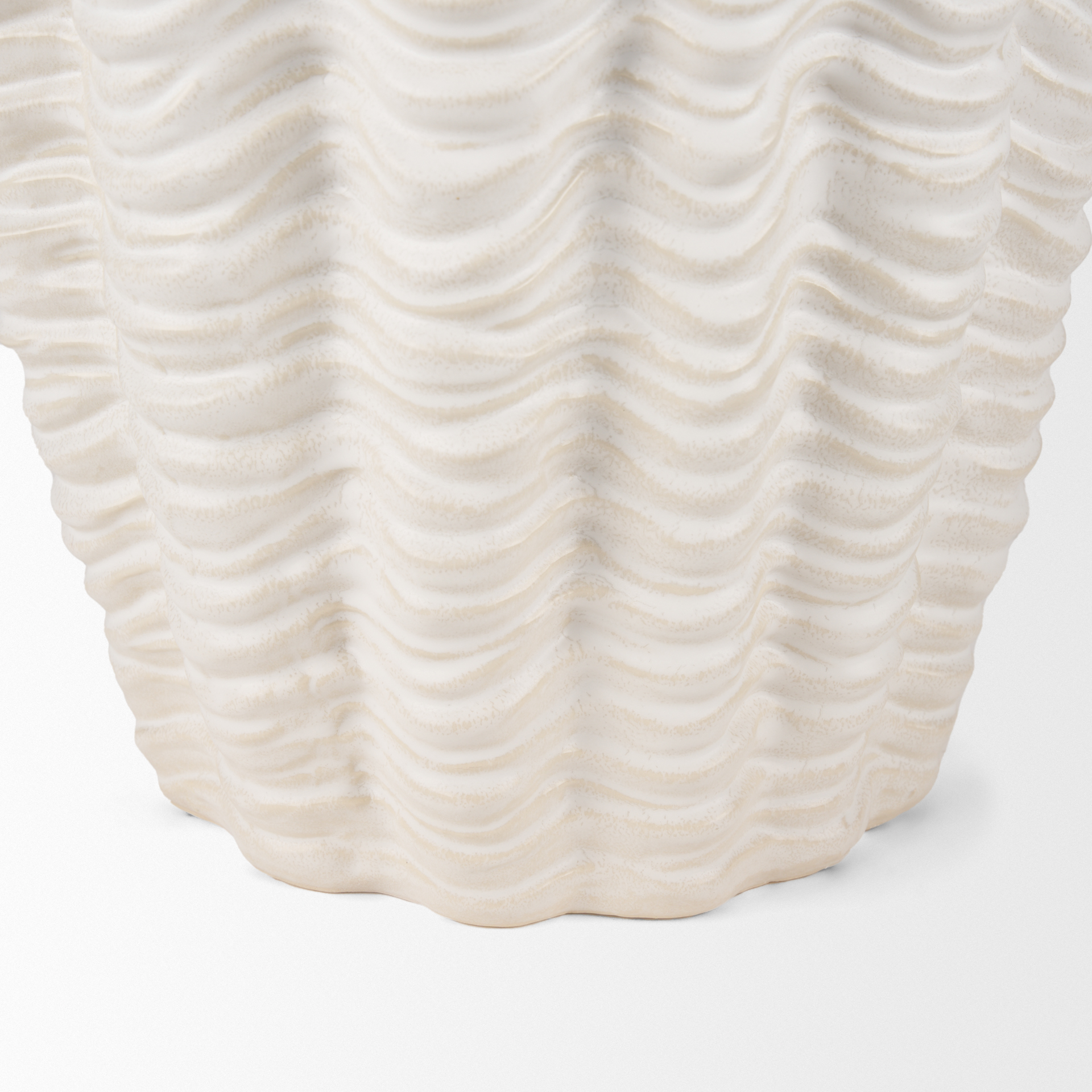 Velia-Tall-Seashell-Sculptural-Cream-Glazed-Ceramic-Vase-7