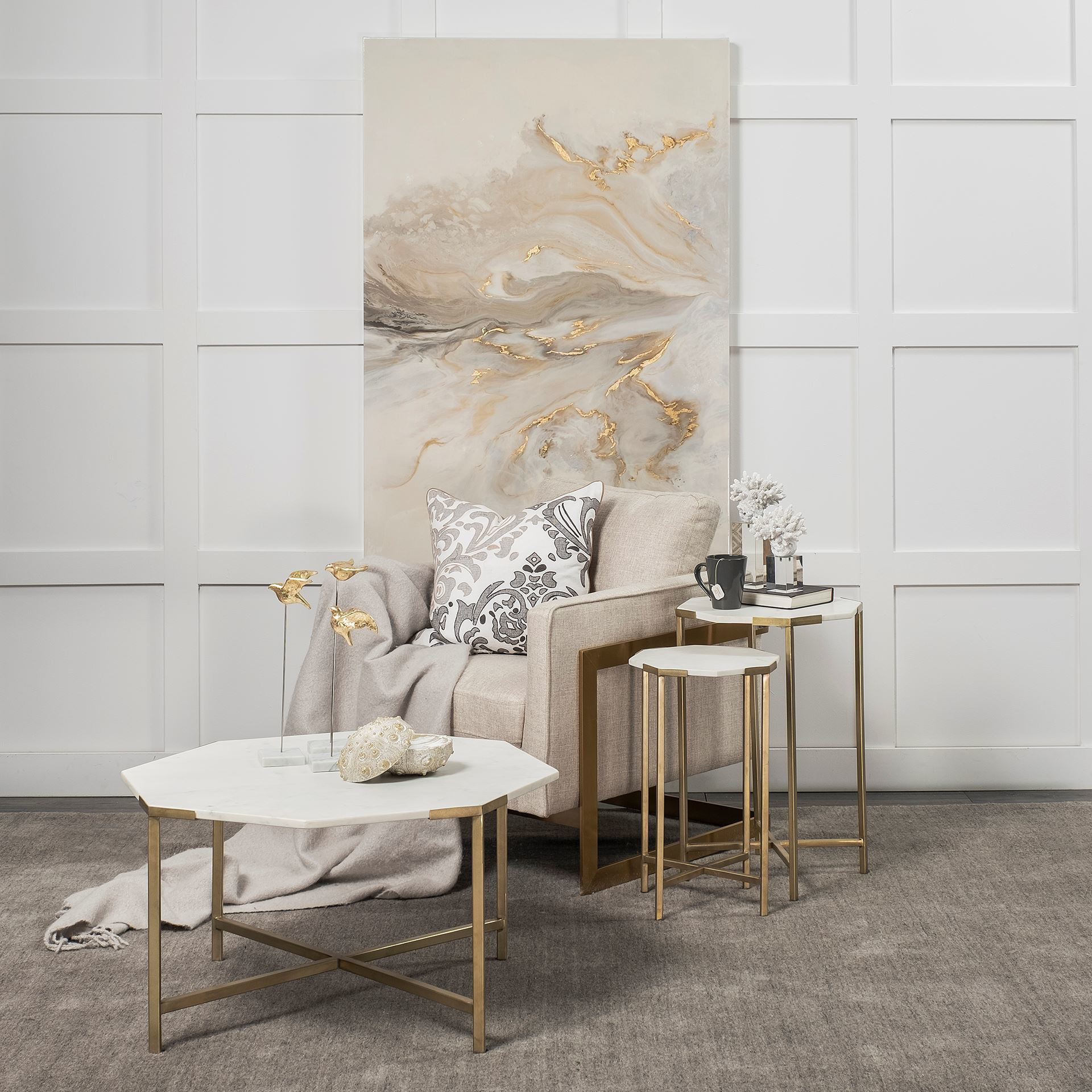 Vincent-33-Octagonal-White-Marble-Tabletop-w-Gold-Metal-Base-Coffee-Table-1