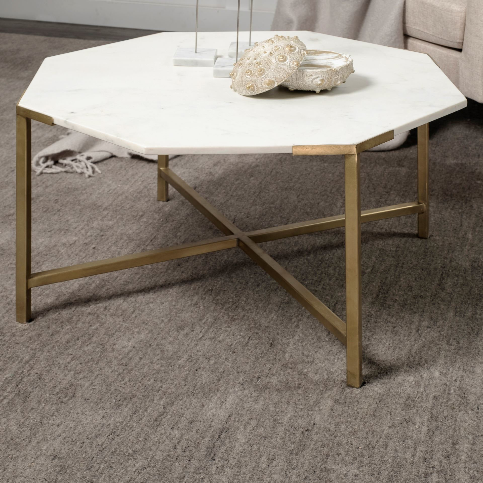 Vincent-33-Octagonal-White-Marble-Tabletop-w-Gold-Metal-Base-Coffee-Table-2