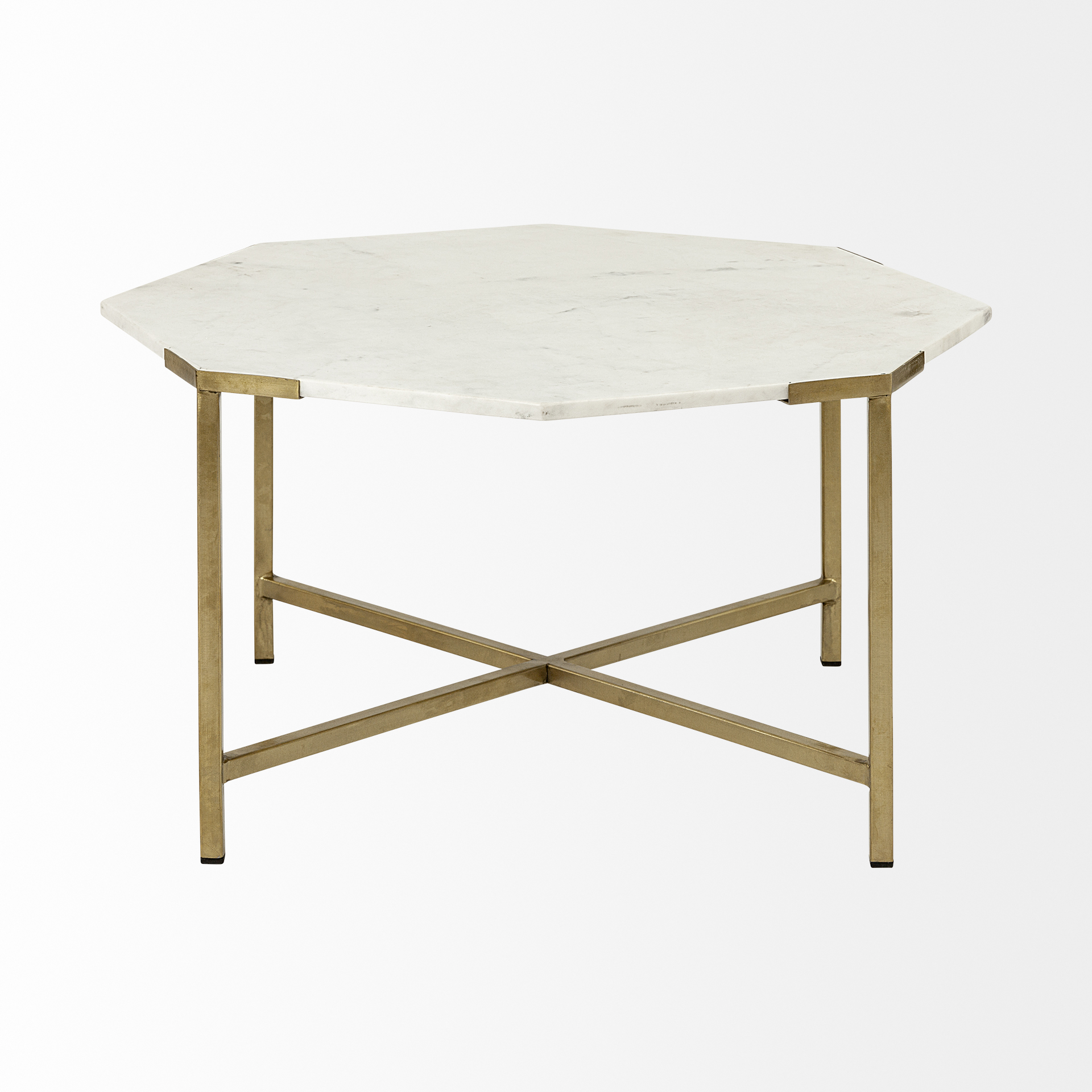 Vincent-33-Octagonal-White-Marble-Tabletop-w-Gold-Metal-Base-Coffee-Table-4