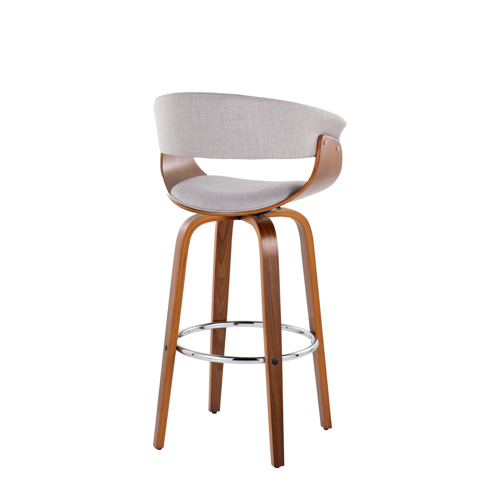 Vintage-Mod-30-Mid-Century-Modern-Swivel-Barstool-WalnutStone-Set-of-2-5