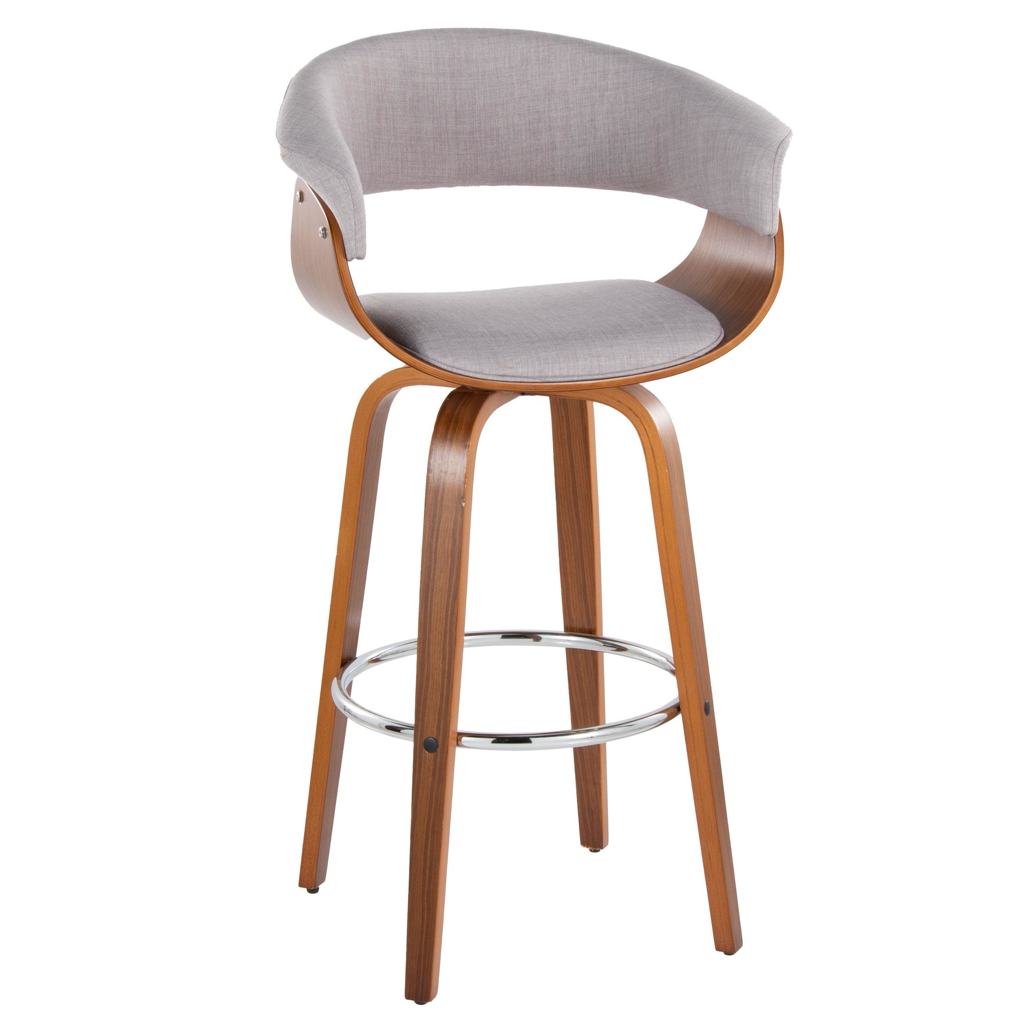 Vintage-Mod-30-Mid-Century-Modern-Swivel-Barstool-WalnutStone-Set-of-2-8