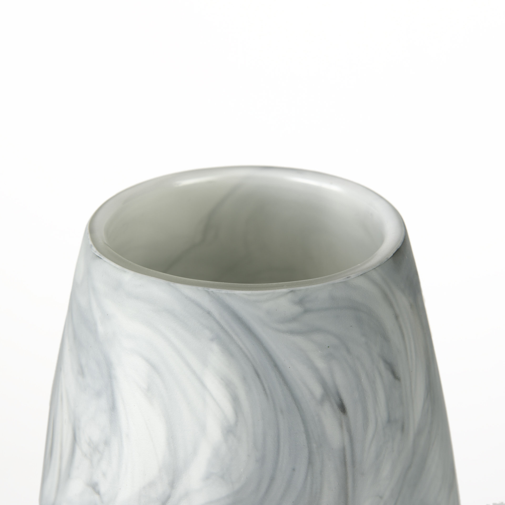 Volta-II-Tall-White-Gray-Abstract-Pattern-Glass-Vase-4