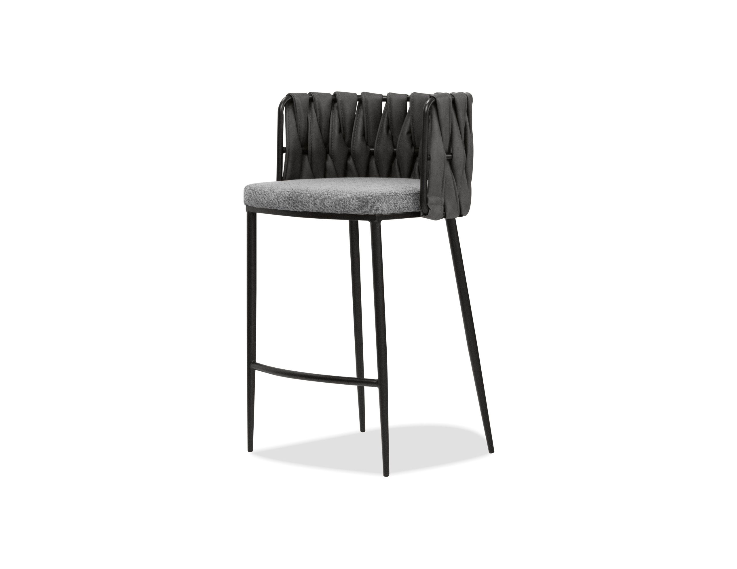 WEAVER-Black-Leatherette-Counter-Stool-Black-Base