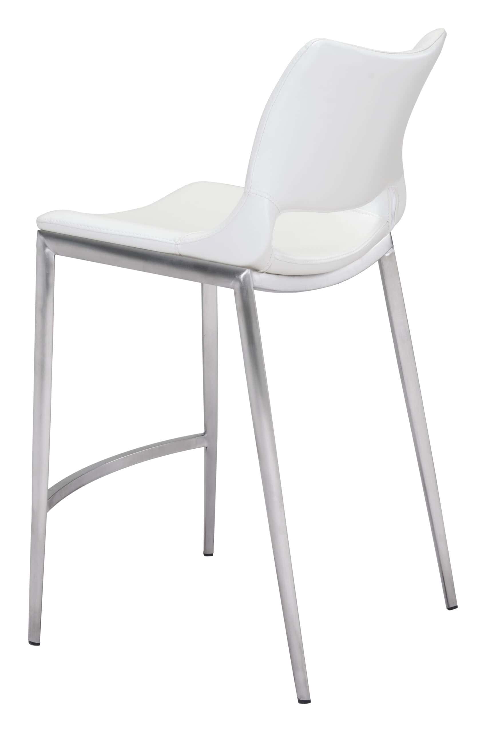 White-Faux-Leather-Ergonomic-Counter-Stool-with-Footrest-Set-of-2-5