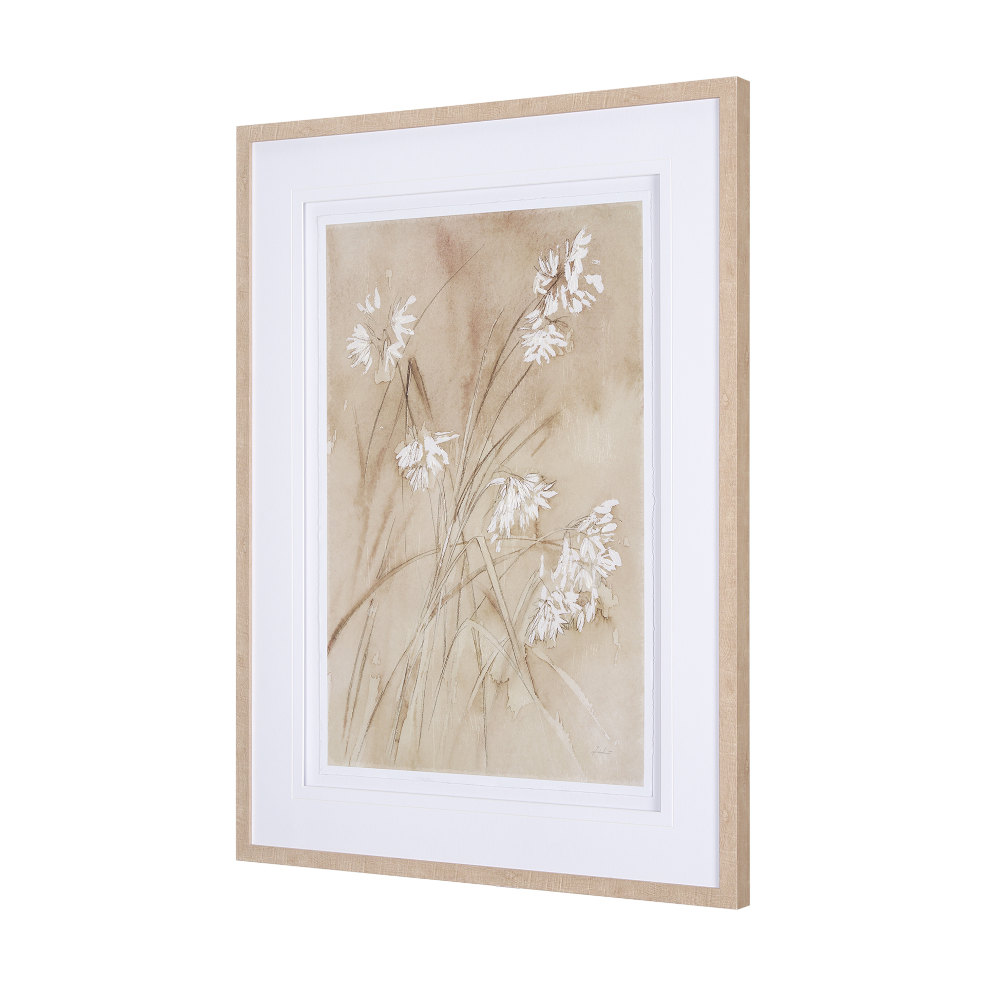 Wildflower-I-by-Mercana-Studio-a-Hand-Embelished-Textured-Framed-Art-Print-Matted-under-Glass-2